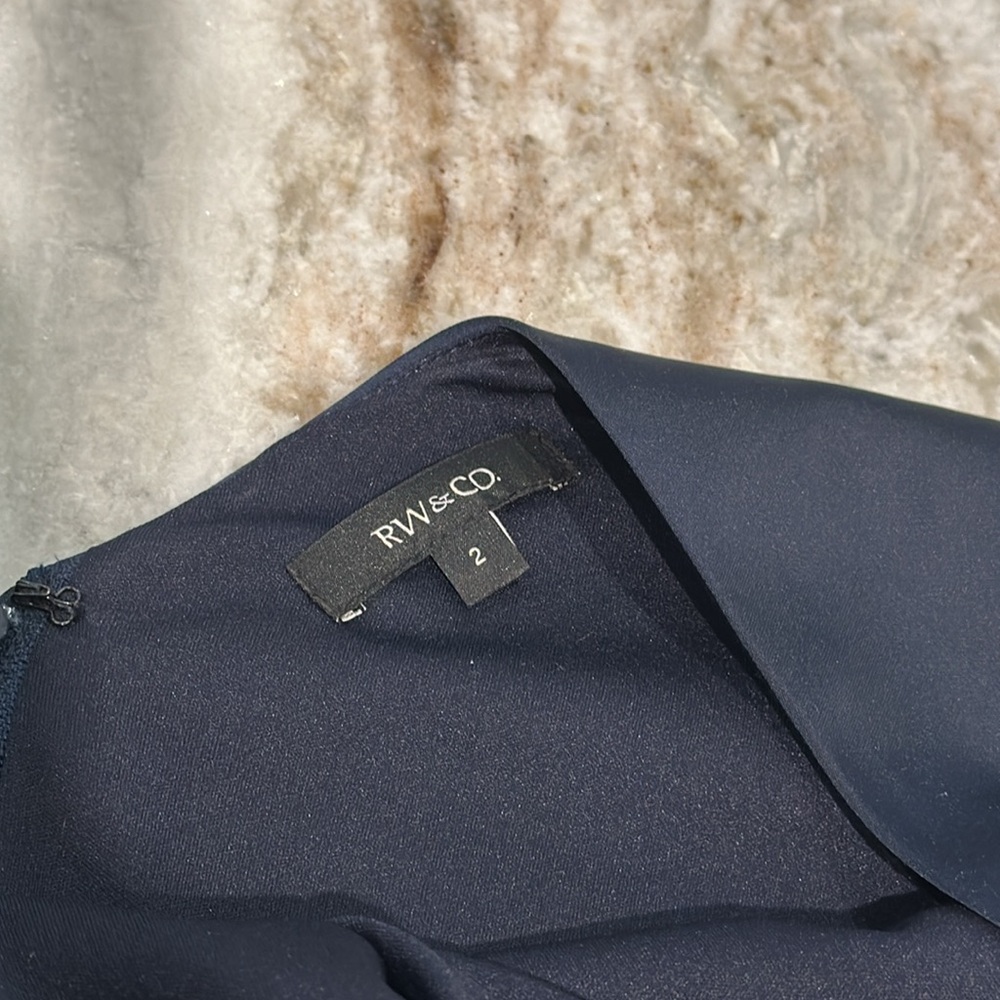 RW&CO. Navy Blue Midi Dress - Picture 4 of 8